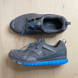 Size 11 Women’s Nike Gray Blue Athletic Running Training Shoes